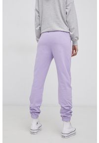 only - Only - Spodnie. Kolor: fioletowy. Materiał: bawełna, dzianina #3