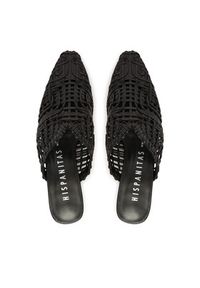 Hispanitas Klapki HV264790 C003 Czarny. Kolor: czarny. Materiał: materiał #3