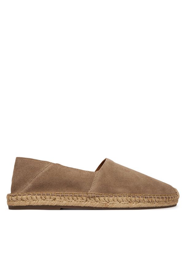 Polo Ralph Lauren Espadryle 803P07638003 Beżowy. Kolor: beżowy. Materiał: zamsz, skóra