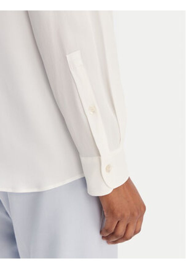 Marella Koszula Febe 2613111051 Biały Regular Fit. Kolor: biały. Materiał: acetat