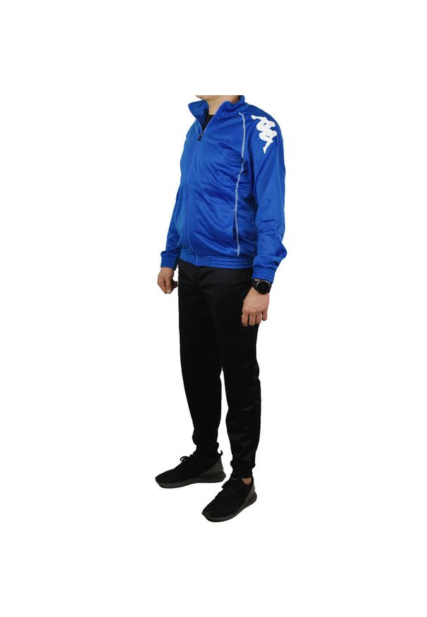Dres sportowy męski Kappa Ephraim. Kolor: niebieski. Materiał: dresówka
