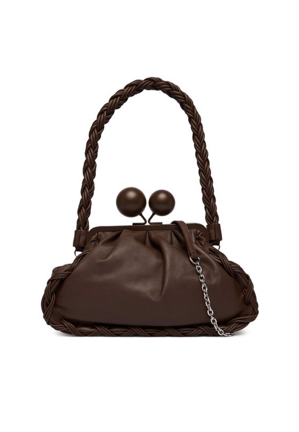 Weekend Max Mara Torebka 2615511144650 Brązowy. Kolor: brązowy. Materiał: skórzane