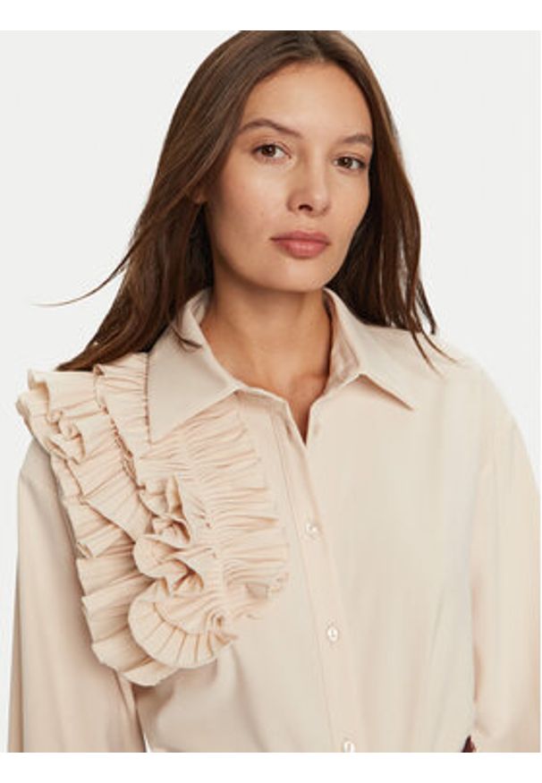 Dixie Koszula C319K030A Écru Regular Fit. Materiał: syntetyk