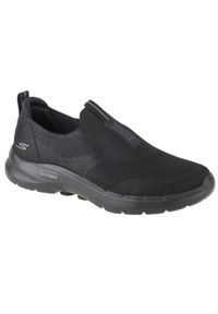 skechers - Buty do chodzenia męskie, Skechers Go Walk 6. Kolor: czarny. Sport: turystyka piesza