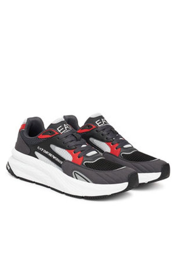 EA7 Emporio Armani Sneakersy 7X000342 AF18617 MZ193 Kolorowy. Materiał: skóra. Wzór: kolorowy
