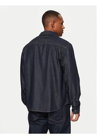 Calvin Klein Jeans Koszula jeansowa J30J326584 Granatowy Regular Fit. Kolor: niebieski. Materiał: bawełna #4