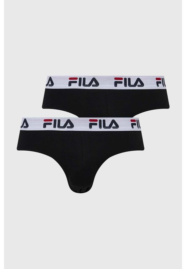 Fila slipy 2-pack męskie kolor czarny. Kolor: czarny