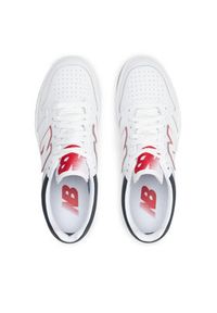 New Balance Sneakersy BB480LWG Biały. Kolor: biały. Materiał: skóra #4