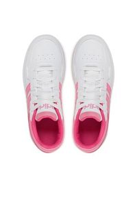 Adidas - adidas Sneakersy Hoops 3.0 K IG3827 Biały. Kolor: biały. Materiał: skóra #4