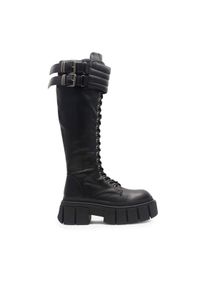 Jenny Fairy Kozaki Hallam HY0581-9 Czarny. Kolor: czarny. Materiał: skóra #1