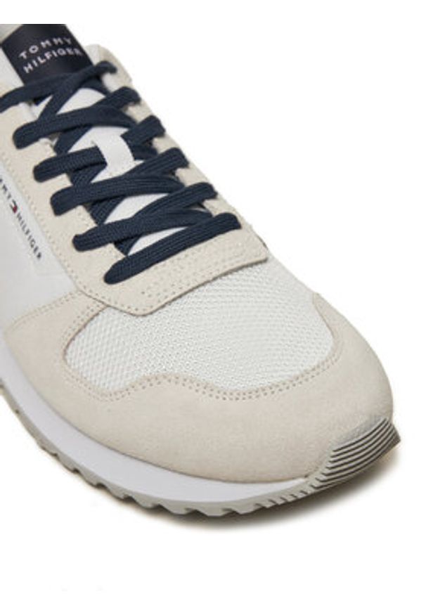TOMMY HILFIGER - Tommy Hilfiger Sneakersy New Runner Eva Trainers FM0FM05454 Biały. Kolor: biały. Materiał: materiał