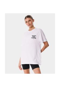 Bawełniany T-shirt z nadrukiem uniseks Carpatree. Kolor: biały. Materiał: bawełna. Wzór: nadruk. Sport: fitness