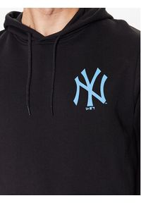 New Era Bluza Yankees Mlb League Essential 60332272 Czarny Regular Fit. Kolor: czarny. Materiał: syntetyk