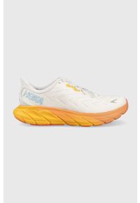 HOKA - Hoka buty do biegania ARAHI 6 1123195 kolor biały 1123195-SBFS. Kolor: szary. Wzór: geometria. Obcas: na słupku. Sport: bieganie