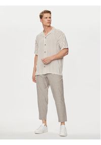 Jack & Jones - Jack&Jones Spodnie materiałowe Bill 12248993 Szary Regular Fit. Kolor: szary. Materiał: bawełna