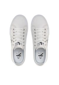 Calvin Klein Jeans Tenisówki Essential Vulcanized 1 YM0YM00306 Biały. Kolor: biały. Materiał: materiał