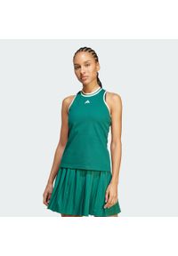 Adidas - Koszulka adidas Heritage Tennis Classic Tank. Kolor: zielony. Sport: tenis