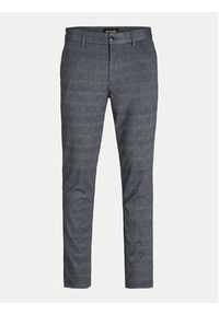 Jack & Jones - Jack&Jones Chinosy Marco 12249310 Szary Slim Fit. Kolor: szary. Materiał: syntetyk #6