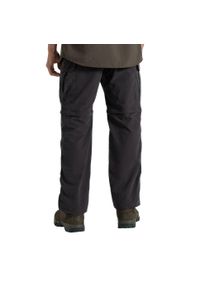 CRAGHOPPERS - Spodnie Męskie NosiLife III Convertible Cargo Trousers. Kolor: czarny, zielony, brązowy, wielokolorowy. Sezon: lato. Sport: turystyka piesza
