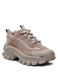 CAT Footwear Sneakersy Intruder P111393 Brązowy. Kolor: brązowy. Materiał: skóra