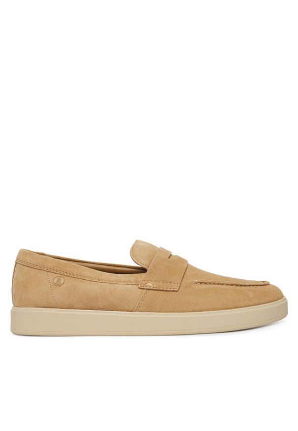 Clarks Półbuty Lockford Easy 26186190 Beżowy. Kolor: beżowy. Materiał: skóra, zamsz