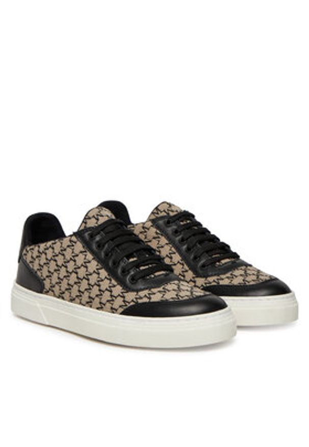 Max Mara Sneakersy 2514761012600 Czarny. Kolor: czarny. Materiał: materiał
