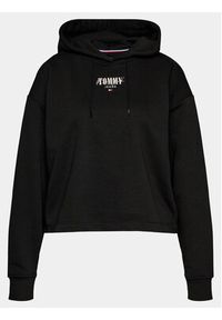 Tommy Jeans Bluza Essential Logo DW0DW17797 Czarny Relaxed Fit. Kolor: czarny. Materiał: bawełna, syntetyk #2
