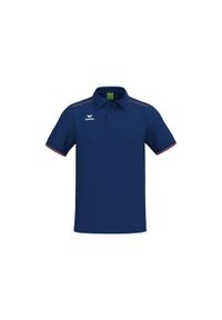 ERIMA - Polo Erima CMPT. Okazja: na co dzień. Typ kołnierza: polo. Kolor: niebieski, wielokolorowy, pomarańczowy. Materiał: tkanina. Styl: casual, sportowy #1