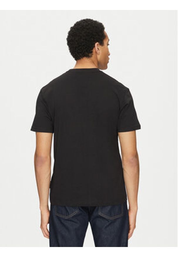 Just Cavalli T-Shirt 78OAHT01 Czarny Regular Fit. Kolor: czarny. Materiał: bawełna