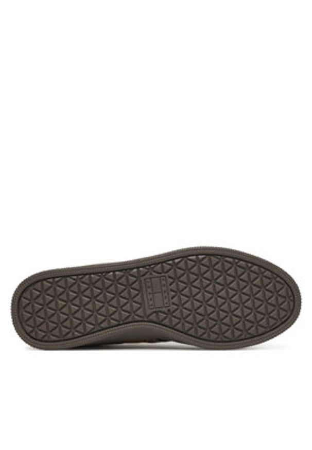 Tommy Jeans Sneakersy The Greenwich Edge Leopard EN0EN02904 Brązowy. Kolor: brązowy. Materiał: skóra