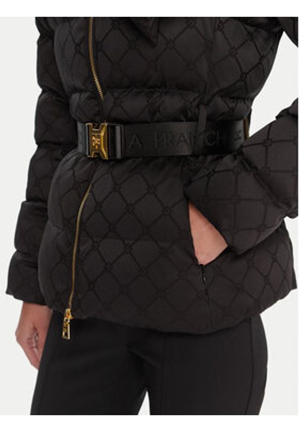 Elisabetta Franchi Kurtka zimowa PI-83D-56E2-V600 Czarny Regular Fit. Kolor: czarny. Materiał: syntetyk. Sezon: zima