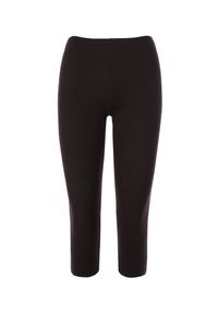 Born2be - Czarne Legginsy Nyshea. Kolor: czarny. Materiał: bawełna, dzianina #6