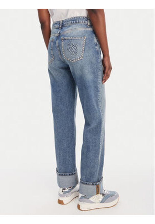 Liu Jo Jeansy UA6207 D4854 Niebieski Straight Fit. Kolor: niebieski