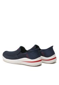 skechers - Skechers Sneakersy Cabrino 210604/NVY Granatowy. Kolor: niebieski. Materiał: materiał