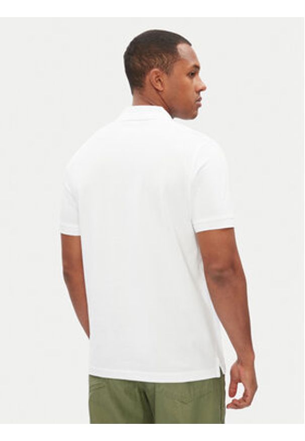Pepe Jeans Polo Essential PM542298 Biały Regular Fit. Typ kołnierza: polo. Kolor: biały. Materiał: bawełna