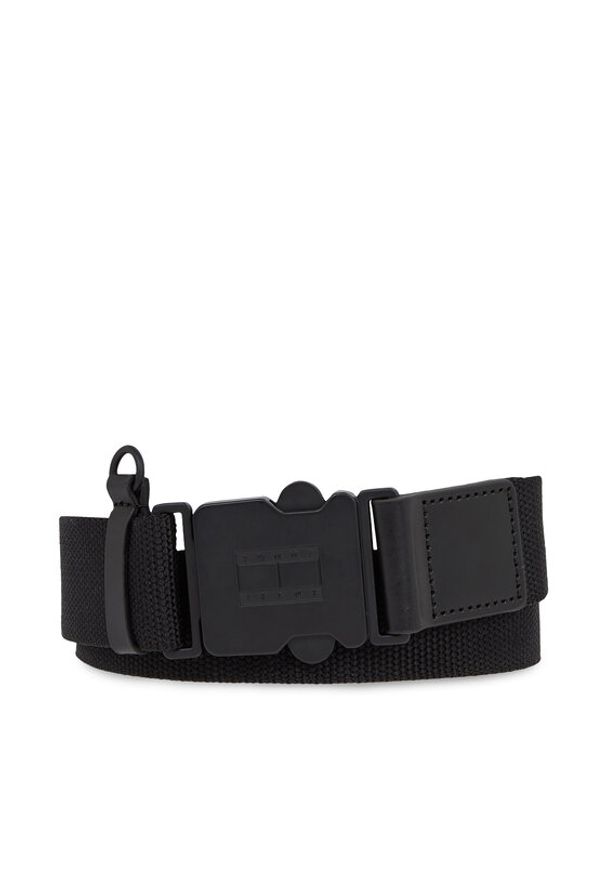 Tommy Jeans Pasek Męski Tjm Item Belt AM0AM11667 Czarny. Kolor: czarny