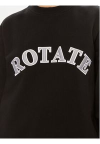 ROTATE Bluza Sui 112454100 Czarny Boxy Fit. Kolor: czarny. Materiał: bawełna