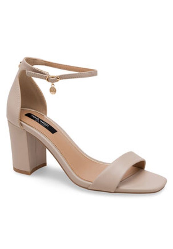 Nine West Sandały WFA2647-1 Beżowy. Kolor: beżowy. Materiał: syntetyk