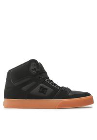 DC Shoes Sneakersy Pure High-Top Wc ADYS400043 Czarny. Kolor: czarny. Materiał: skóra