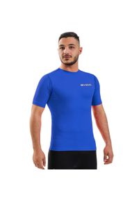 Koszulka piłkarska termoaktywna dla dorosłych Givova Corpus 2 niebieska. Kolor: niebieski. Sport: piłka nożna #1