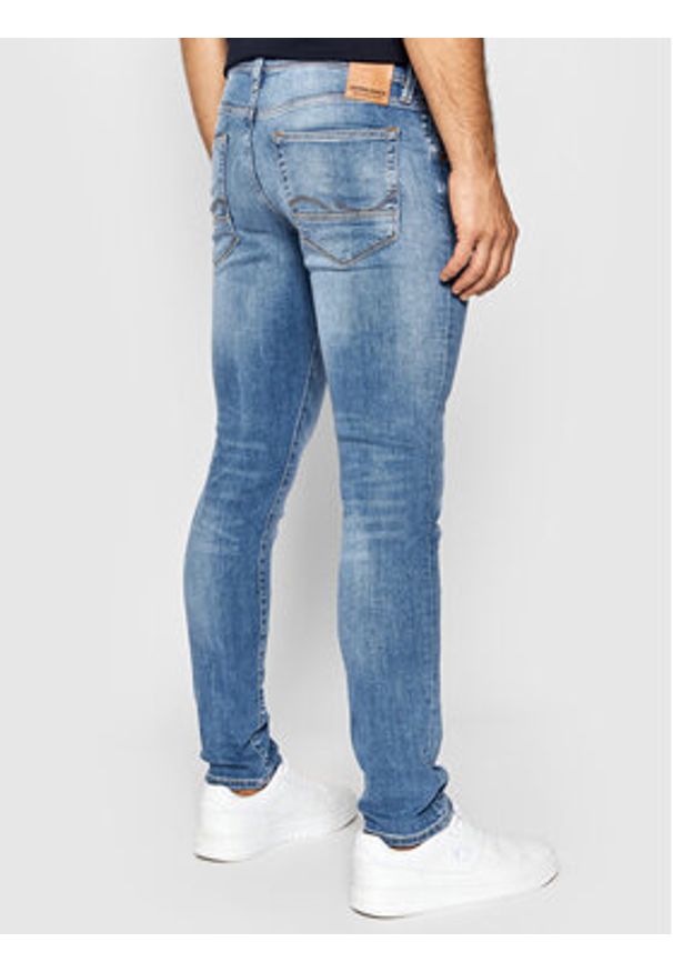 Jack & Jones - Jack&Jones Jeansy Glenn Fox 12190836 Niebieski Slim Fit. Kolor: niebieski