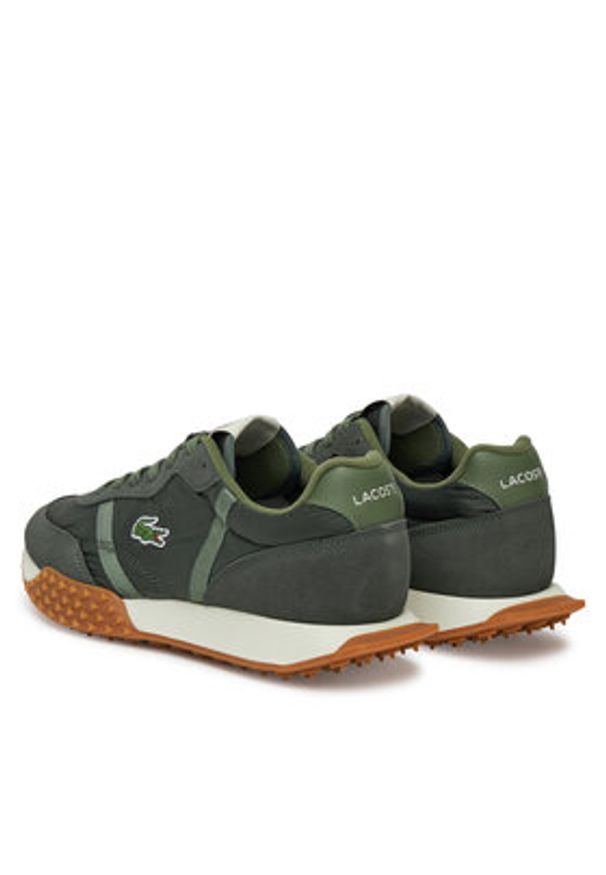 Lacoste Sneakersy L-Spin Evo 7-49SMA0104 Khaki. Kolor: brązowy. Materiał: materiał
