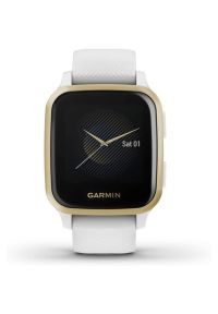 Zegarek sportowy GARMIN Venu Sq Biało-złoty. Rodzaj zegarka: smartwatch. Kolor: biały, złoty, wielokolorowy. Styl: sportowy #6