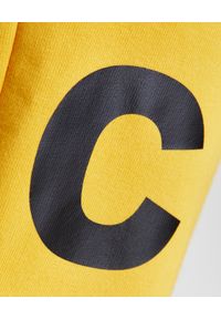 CHAOS BY MARTA BOLIGLOVA - Spodnie dresowe z logo Bree. Kolor: żółty. Materiał: dresówka. Wzór: nadruk #2