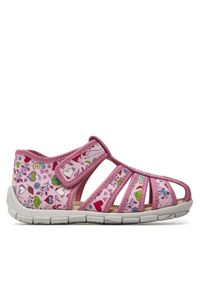 Froddo Kapcie Froddo Children'S Slippers G1700386-3 S Różowy. Kolor: różowy. Materiał: materiał