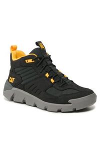 CAT Footwear Sneakersy Crail Mid P725600 Czarny. Kolor: czarny. Materiał: skóra, nubuk #3