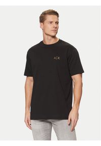 Armani Exchange T-Shirt XM000327 AF10364 UC001 Czarny Regular Fit. Kolor: czarny. Materiał: bawełna #1