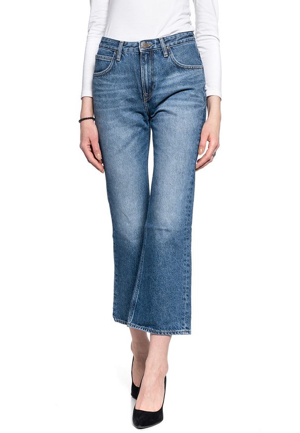 Lee - DAMSKIE SPODNIE JEANSOWE LEE CROPPED BOOT L30NRDQF 112106537