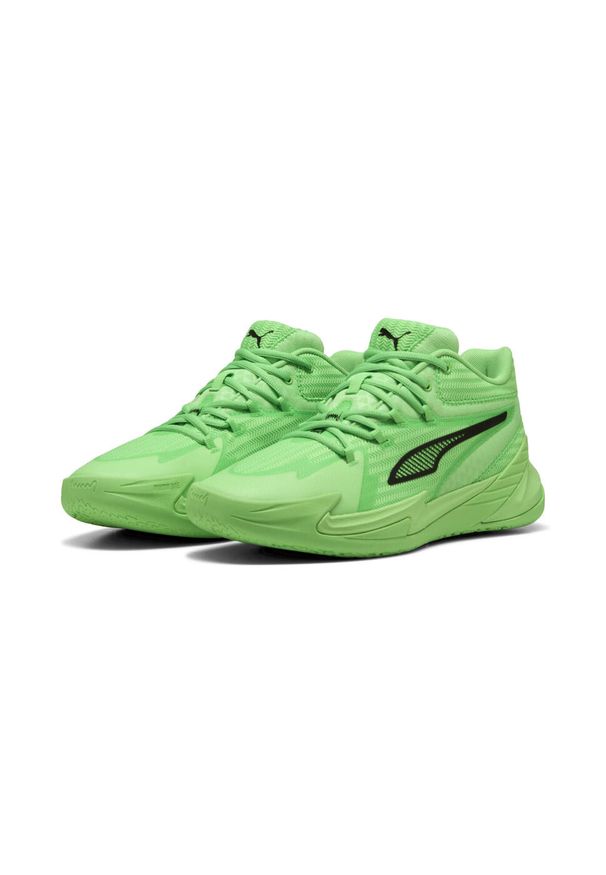 Puma - Buty do koszykówki unisex The Dagger PUMA Elektro Green Black. Kolor: zielony, czarny, wielokolorowy. Materiał: materiał, syntetyk. Sport: koszykówka