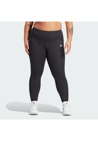 Adidas - Legginsy Optime Full-Length (Plus Size). Kolekcja: plus size. Kolor: czarny. Materiał: materiał